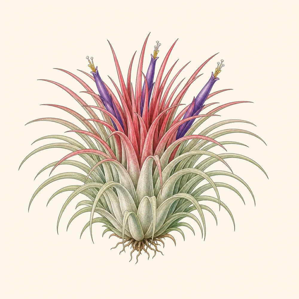 Botanical illustration of Air Plant