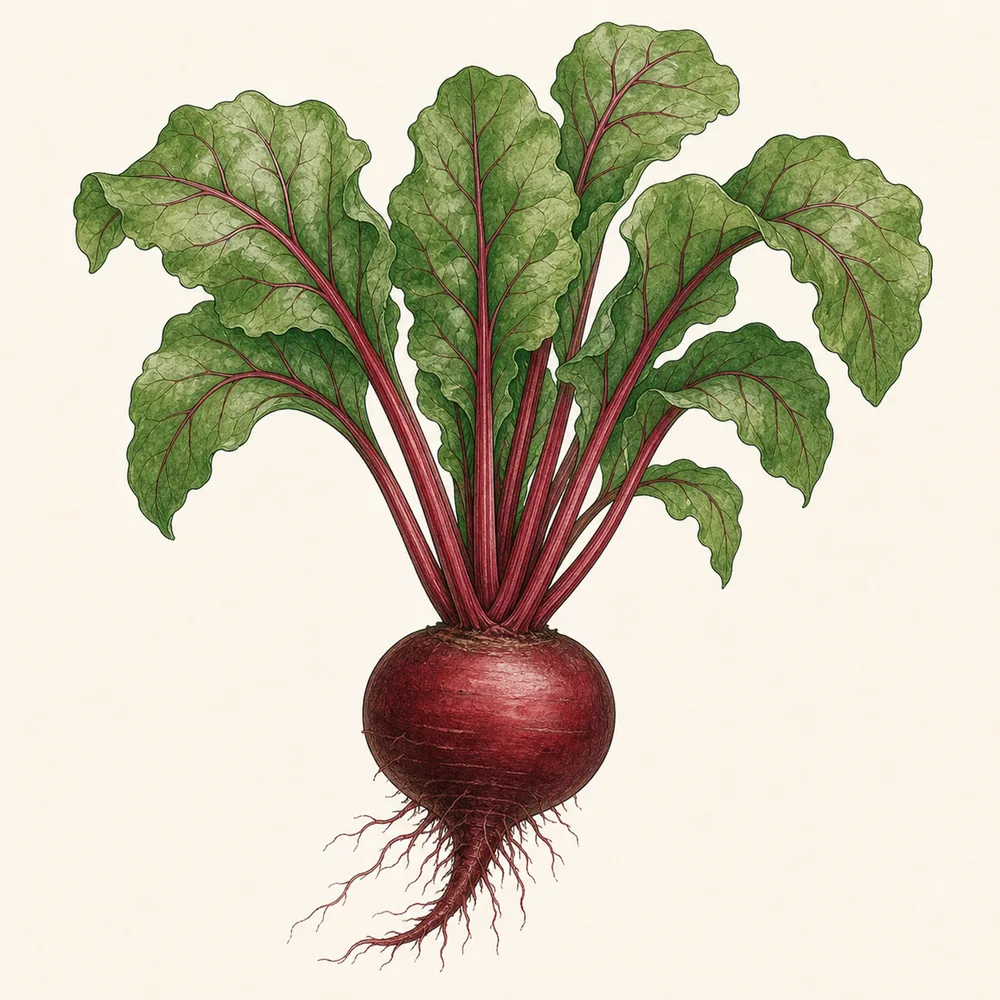 Botanical illustration of Beetroot