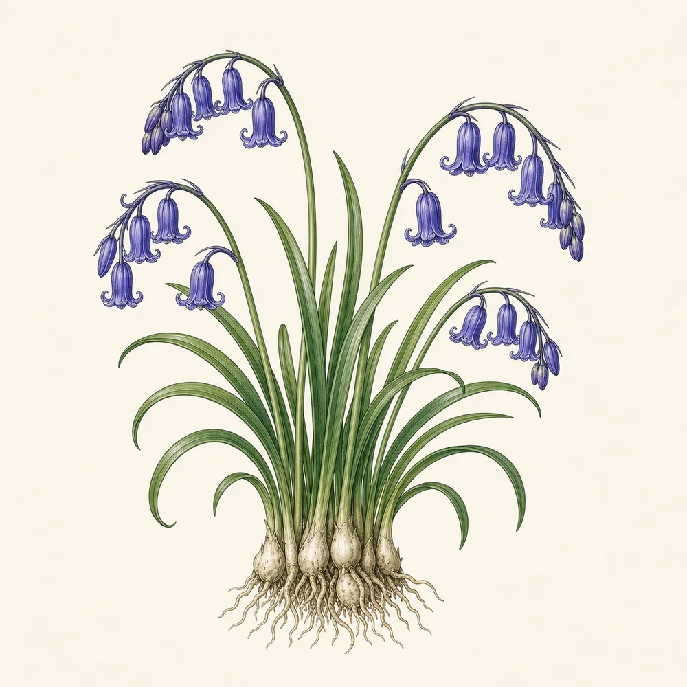 Botanical illustration of Bluebell