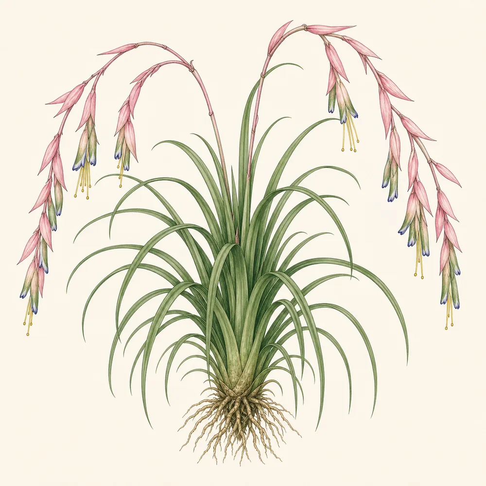 Botanical illustration of Queen's Tears