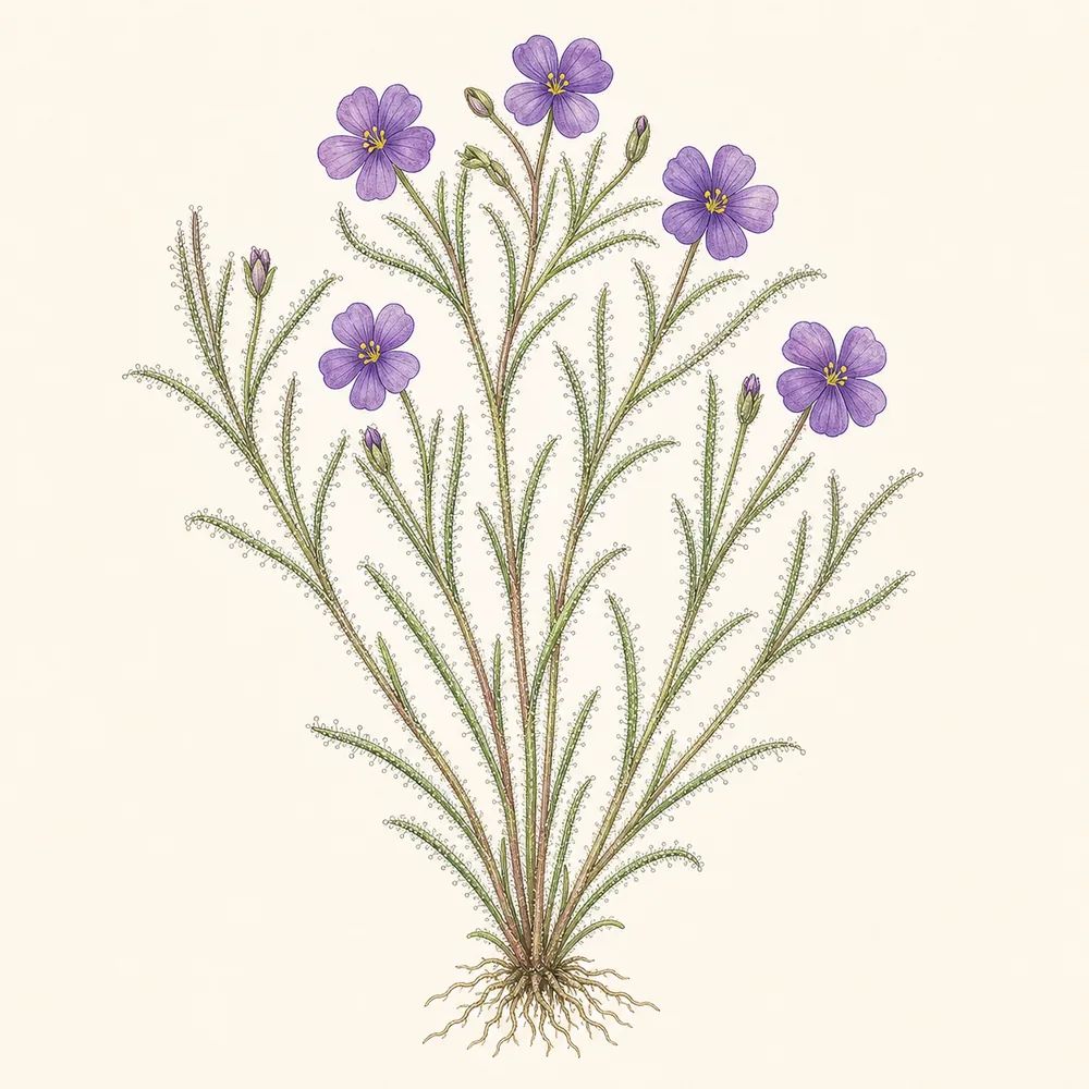 Botanical illustration of Rainbow Plant